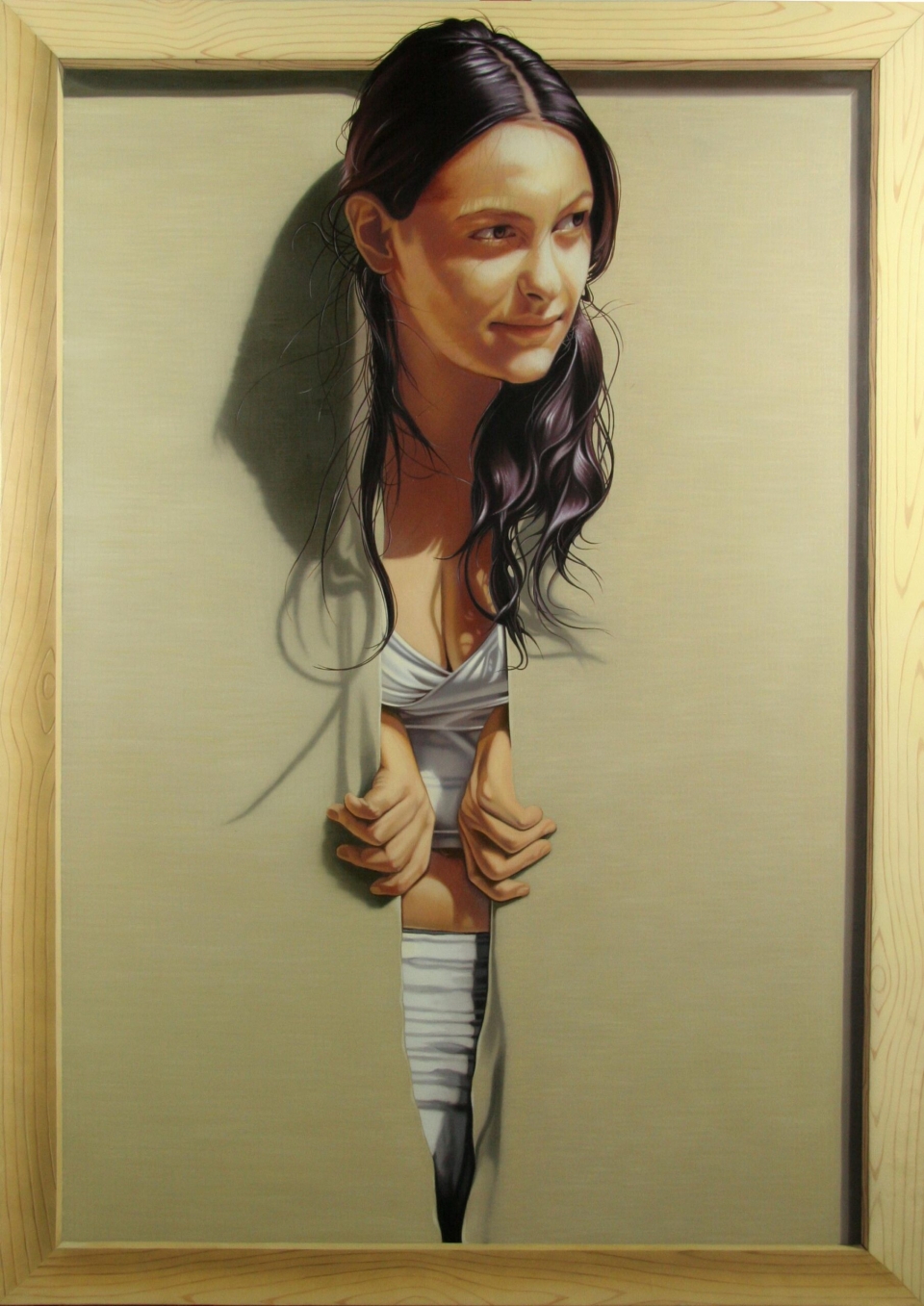 Oltre l’apparenza, oil on canvas, cm 150×100, 2008